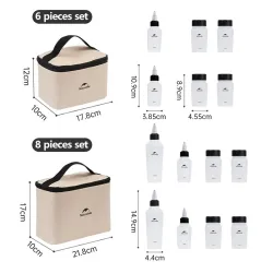 Słoiki z przyprawami NATUREHIKE: przenośne i szczelne do użytku na zewnątrz